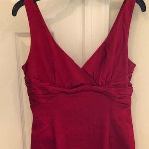 NEW Jones New York red satin cocktail dress